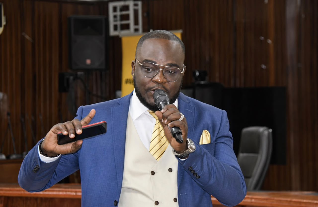 Marc Ngiamba en intervention